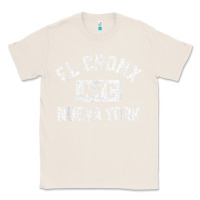 Natural el bronx nueva york nyc gym style distressed white print t shirt Classic Tee - linhVisuals