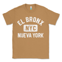 Toasted Coconut el bronx nueva york nyc gym style distressed white print t shirt Classic Tee - linhVisuals