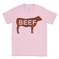 Bubblegum Pink beef t shirt, beef cattle shirt Classic Tee - linhVisuals