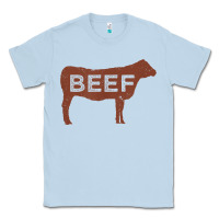 Dusty Blue beef t shirt, beef cattle shirt Classic Tee - linhVisuals