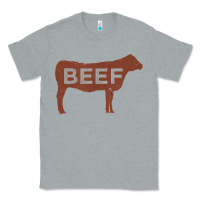 Heather Grey beef t shirt, beef cattle shirt Classic Tee - linhVisuals