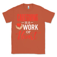 Copper caregiving is a work of heart caregiver gifts for men, women t shirt Classic Tee - linhVisuals