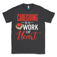 Smoke caregiving is a work of heart caregiver gifts for men, women t shirt Classic Tee - linhVisuals