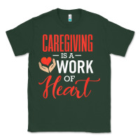 Sports Green caregiving is a work of heart caregiver gifts for men, women t shirt Classic Tee - linhVisuals