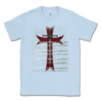 Dusty Blue knights templar crusader cross ring order be without fear t shirt Classic Tee - linhVisuals
