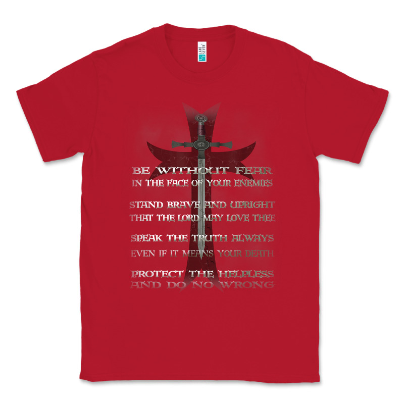 Knights Templar Crusader Cross Ring Order Be Without Fear T Shirt Classic Tee by linhVisuals | Teevron