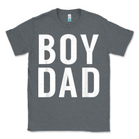 Charcoal Heather boy dad son father daddy dad t shirt Classic Tee - linhVisuals