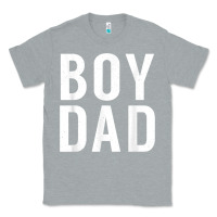 Heather Grey boy dad son father daddy dad t shirt Classic Tee - linhVisuals