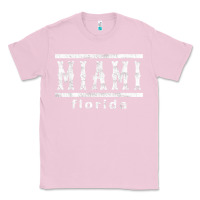 Bubblegum Pink miami florida souvenir t shirt Classic Tee - linhVisuals