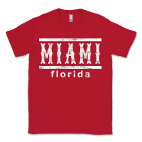 Red miami florida souvenir t shirt Classic Tee - linhVisuals