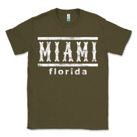 Army Green miami florida souvenir t shirt Classic Tee - linhVisuals