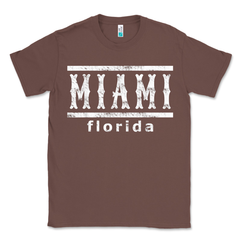 Miami Florida Souvenir T Shirt Classic Tee by linhVisuals | Teevron