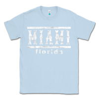 Dusty Blue miami florida souvenir t shirt Classic Tee - linhVisuals