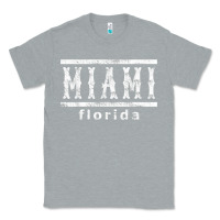 Heather Grey miami florida souvenir t shirt Classic Tee - linhVisuals