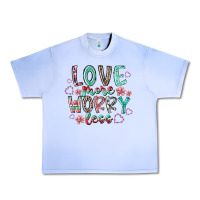 Grape Ice love more worry less Urban Heavy Tee - RacoonDesign