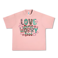 Salmon love more worry less Urban Heavy Tee - RacoonDesign