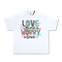 White love more worry less Urban Heavy Tee - RacoonDesign