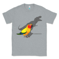 Heather Grey cute screaming parrot, birb memes, funny t rex sun conure t shirt Classic Tee - linhVisuals
