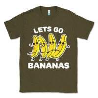 Army Green lets go bananas shirt  funny fruit pun shirt  banana t shirt Classic Tee - linhVisuals