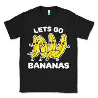 Black lets go bananas shirt  funny fruit pun shirt  banana t shirt Classic Tee - linhVisuals