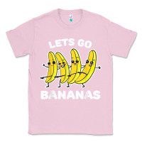 Bubblegum Pink lets go bananas shirt  funny fruit pun shirt  banana t shirt Classic Tee - linhVisuals