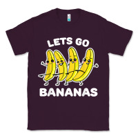 Plum lets go bananas shirt  funny fruit pun shirt  banana t shirt Classic Tee - linhVisuals