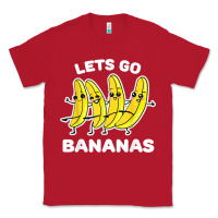 Red lets go bananas shirt  funny fruit pun shirt  banana t shirt Classic Tee - linhVisuals