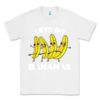 White lets go bananas shirt  funny fruit pun shirt  banana t shirt Classic Tee - linhVisuals