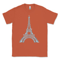 Copper eiffel tower with diamonds the parisian french love sign t shirt Classic Tee - linhVisuals