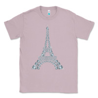 Lilac eiffel tower with diamonds the parisian french love sign t shirt Classic Tee - linhVisuals