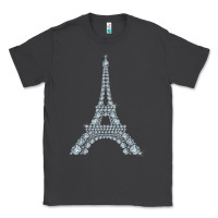 Smoke eiffel tower with diamonds the parisian french love sign t shirt Classic Tee - linhVisuals