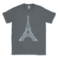 Eiffel Tower With Diamonds The Parisian French Love Sign T Shirt Classic Tee | Teevron