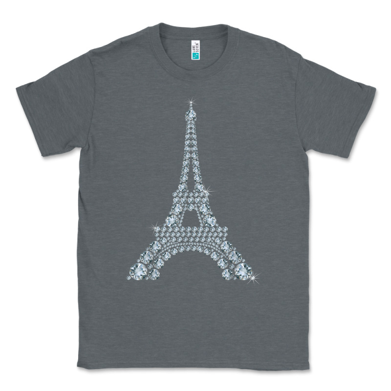 Eiffel Tower With Diamonds The Parisian French Love Sign T Shirt Classic Tee by linhVisuals | Teevron