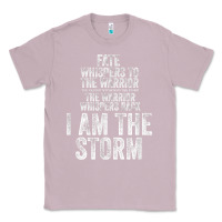 Lilac fate whispers to warrior i am the storm quote gritty fighter t shirt Classic Tee - linhVisuals