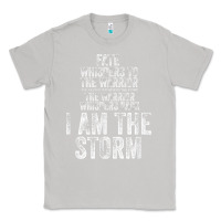Moon Dust fate whispers to warrior i am the storm quote gritty fighter t shirt Classic Tee - linhVisuals