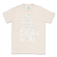 Natural fate whispers to warrior i am the storm quote gritty fighter t shirt Classic Tee - linhVisuals