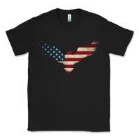 Black bald eagle  america Classic Tee - linhVisuals