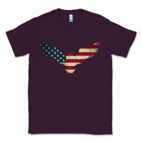 Plum bald eagle  america Classic Tee - linhVisuals