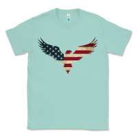 Seafoam bald eagle  america Classic Tee - linhVisuals