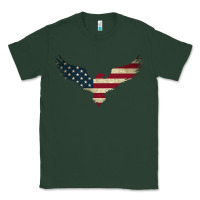 Sports Green bald eagle  america Classic Tee - linhVisuals