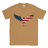 Toasted Coconut bald eagle  america Classic Tee - linhVisuals