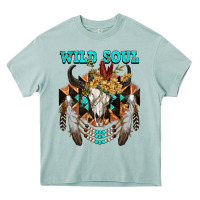 Arona Wild Soul Bull Skull Heavy Core Tee - FaDigitalArtStudio