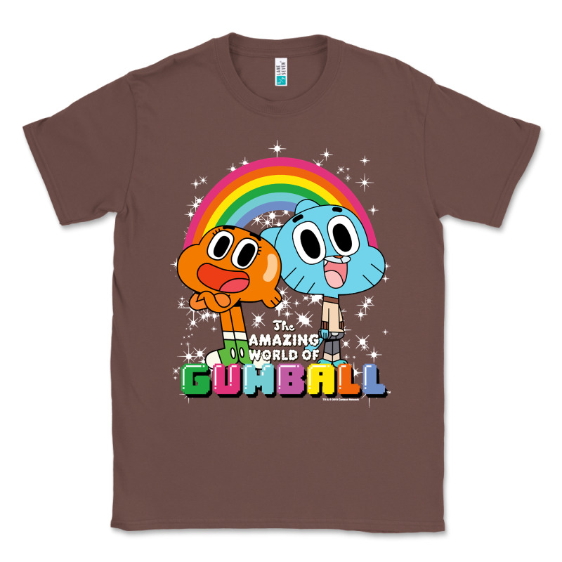 Cn The Amazing World Of Gumball & Darwin Rainbow Portrait Pullover Hoo Classic Tee by linhVisuals | Teevron