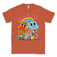 Copper cn the amazing world of gumball & darwin rainbow portrait pullover hoo Classic Tee - linhVisuals