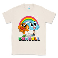 Natural cn the amazing world of gumball & darwin rainbow portrait pullover hoo Classic Tee - linhVisuals
