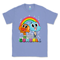 Colony Blue cn the amazing world of gumball & darwin rainbow portrait pullover hoo Classic Tee - linhVisuals