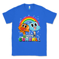 True Royal cn the amazing world of gumball & darwin rainbow portrait pullover hoo Classic Tee - linhVisuals
