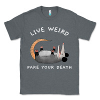Charcoal Heather funny opossum possum tee live weird fake your death t shirt Classic Tee - linhVisuals