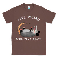 Chestnut funny opossum possum tee live weird fake your death t shirt Classic Tee - linhVisuals
