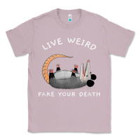 Lilac funny opossum possum tee live weird fake your death t shirt Classic Tee - linhVisuals